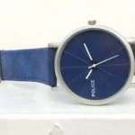 POLICE-Master-Lock-with-White-Hands-Blue-Watch