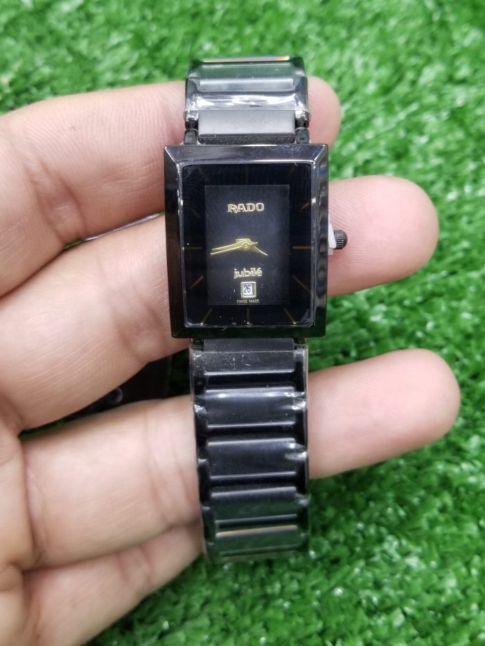 Rado Jublie Black Color Chain Watch for Ladies