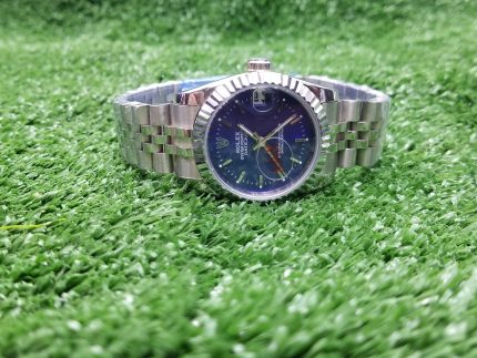 Rolex Blue Dial Ladies Watch with Date